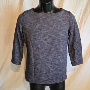 Talbots 3/4 Sleeve Blue Tee Shirt Size S